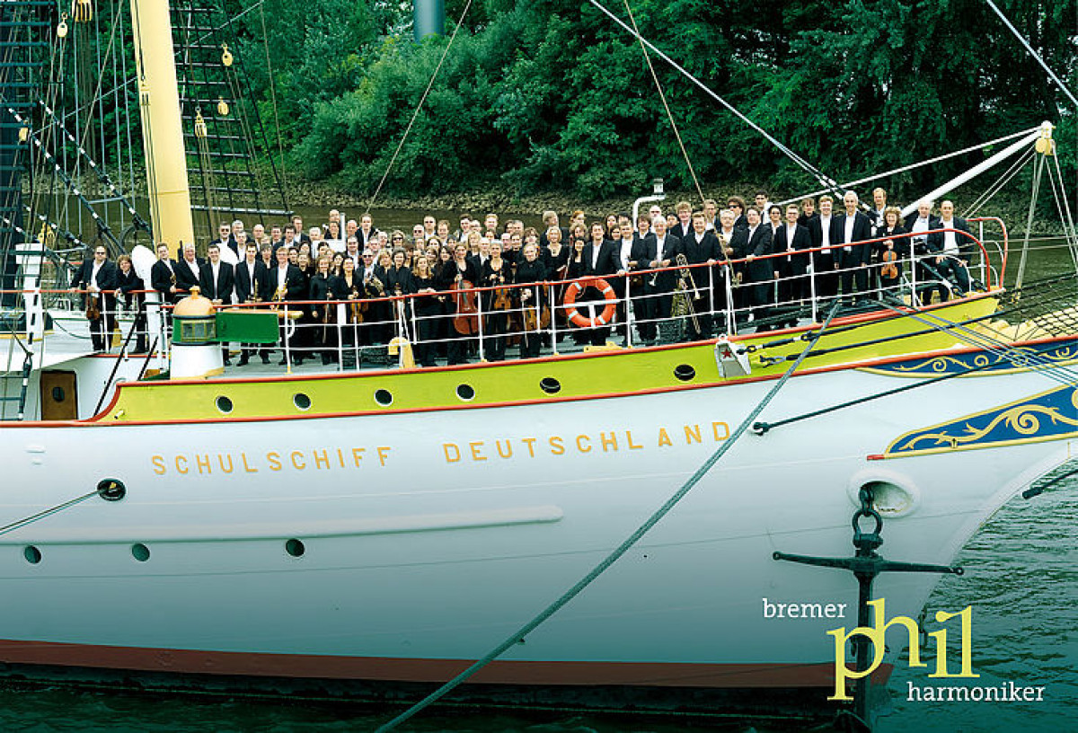 Bremer Philharmoniker Besetzung 2009/2010 auf dem Schulschiff Deutschland