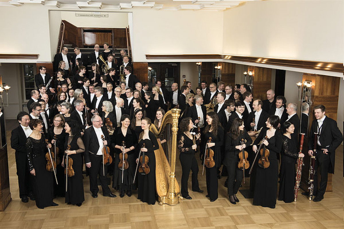 Bremer Philharmoniker Orchesterfoto im Foyer Besetzung 2016/2017