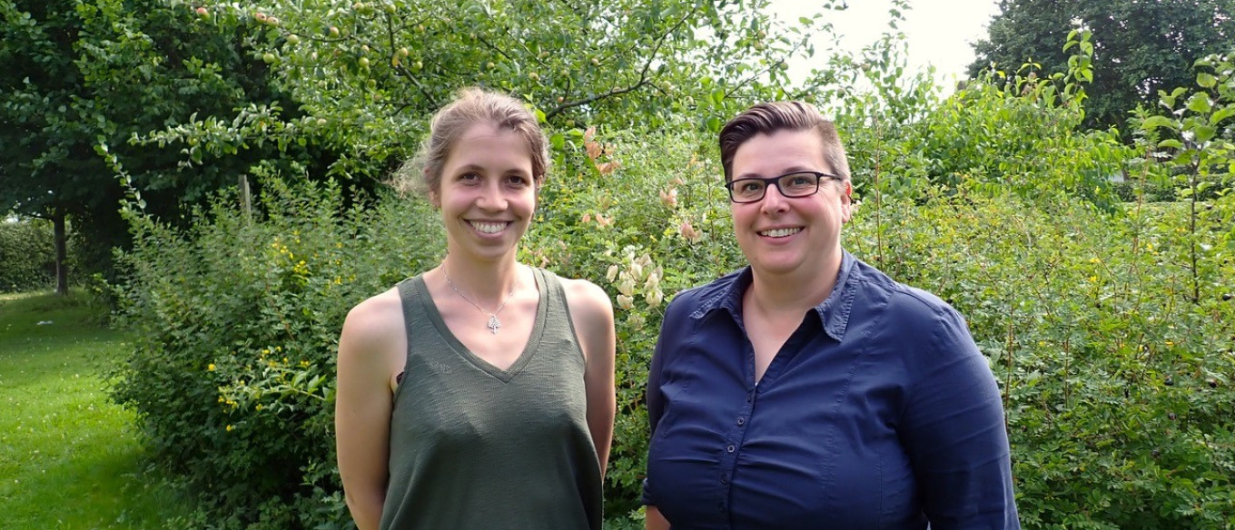 Sabrina Hüpperling (BioS Osterholz) & Nicole Dekker (NABU Hambergen)